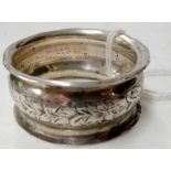 A CHESTER SILVER NAPKIN RING