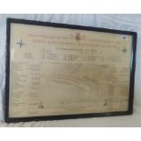 FRAMED PRESENTATION OF THE 20TH ANNIVERSARY REVIEW OF NATO NAVIES BY HER MAJESTY QUEEN ELIZABETH,