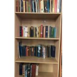 3 & 1/2 SHELVES OF HARDBACK & SOFT BACK BOOKS