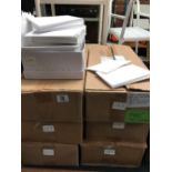 7 CARTONS OF WHITE GIFT CARD ENVELOPES IN ORIGINAL BOXES