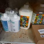 NEW 3 X 5 LTR OF FAITH IN NATURE BODY WASH, SHAMPOO & CONDITIONER WITH TRIPLE DISPENSER ALSO 5 X 1