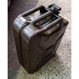 2 VINTAGE JERRY CANS '1950 KFK & W.D 1952'