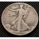 1942 AMERICAN HALF DOLLAR - GOOD DEFINITION
