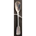A GEORGE III SILVER EGG SPOON - LONDON 1820 BY LIAS BROS