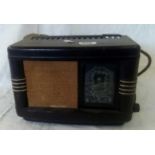 PERIOD RADIO - NO MAKE - BUT IN BROWN BAKELITE