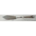 A SILVER BUTTER KNIFE - SHEFFIELD 1939 BY C.B & S