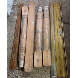 QTY OF NEWEL POSTS ETC