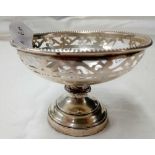 A GEORGE V SILVER BON-BON DISH BY MARSON & JONES HALL MARKED FOR 1920, wt, 66.8g