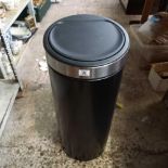 BRABANTIA CIRCULAR METAL & BLACK WASTE BIN