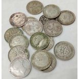 SILVER 3 PENCE'S (17)
