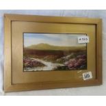 3 F/G WATERCOLOURS VIEWS OF DARTMOOR SIGNED BY GRESHAM