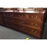 MODERN G-PLAN MULTI DRAWER UNIT 59'' LONG X 27'' HIGH X 18'' DEPTH APPROX