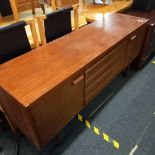 RETRO SIDEBOARD 66'' LONG X 30'' HIGH X 18'' DEPTH - IN FAIR CONDITION