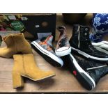 3 PAIRS OF SHOES INCL; A STEPHEN SCHRAUT LADDIES SHOES - SIZE 6, PAIR OF CONVERSE ALL STAR