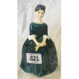 ROYAL DOULTON FIGURE TITLED CHERIE NO. HN2341 5.5'' HIGH