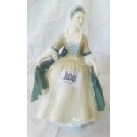 ROYAL DOULTON FIGURINE TITLED ELEGANCE NO HN2264 -NO DAMAGE