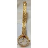 ROTARY 9ct GOLD LADIES COCKTAIL BRACELET WATCH W/O EXCELLENT CONDITION