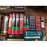 3 CARTONS OF HARDBACK BOOKS INCL; CLASSIC TITLES & DICTIONARY'S ETC