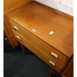 RETRO 2 DRAWER CHEST ON LEGS