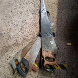 QTY OF WOOD SAWS