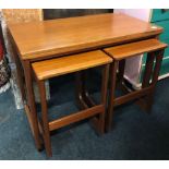 McINTOSH NEST OF 3 TABLES WITH SWIVEL TOP