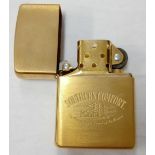 PERIOD ZIPPO SOUTHERN COMFORT LIGHTER IN ORIGINAL BOX WITH LEAFLET