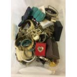 TUB OF MIXED COSTUME JEWELLERY