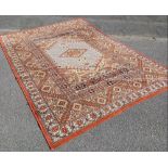 A 9ft 8'' X 6ft 6'' PATTERNED CARPET