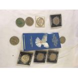 NEW ZEALAND & ENGLISH CROWNS & 1995 £2 COIN