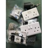 CARTON OF ELECTRICAL SOCKETS