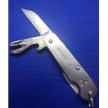 METAL 2 BLADED PENKNIFE