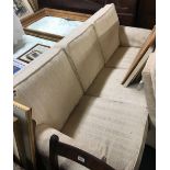 CREAM 3 SEATER SETTEE