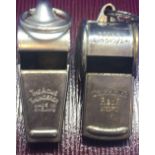 2 ACME PEA WHISTLES - ONE IS A THUNDERER