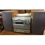 SONY MINI HI-FI SYSTEM - WITH REMOTE