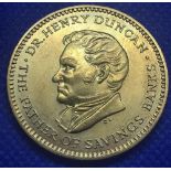 1960 TRUSTEE SAVINGS BANK WEEK COMMEMORATIVE COIN FOR DR. HENRY DUNCAN