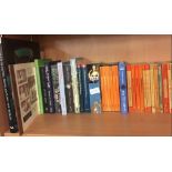 3 SHELVES OF HARDBACK & PAPERBACK BOOKS, VARIOUS SUBJECTS