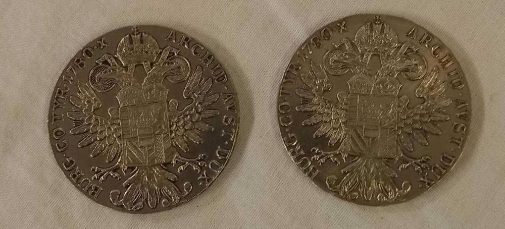 2 RESTRIKE COINS - Image 2 of 2