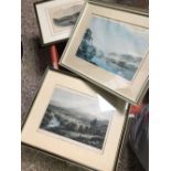 CARTON OF MISC LITHOGRAPHS & LITHOGRAPH PRINTS OF CORNWALL & DEVON INCL; OTHERS