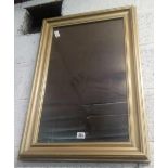 GILT WOOD FRAMED MIRROR (30'' X 20'')