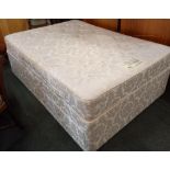 DOUBLE DIVAN BED WITH DRAWERS, OVER 4ft