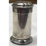 A SILVER PEPPER CASTER