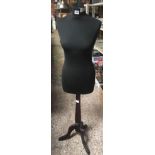 FEMALE MANNEQUIN ON WOODEN STAND