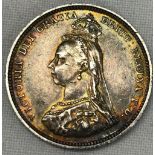 1887 QVC SHILLING