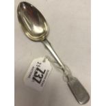 A VICTORIAN EXETER SILVER TEA SPOON 1865 T.STONE