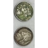 2 X 5 CENT COINS 1943/1952