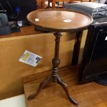 EDWARDIAN INLAID MAHOGANY WINE TABLE