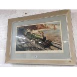 TERENCE CUNEO. A PENCIL SIGNED LIMITED EDITION COLOUR RAILWAY PRINT NUMBERED 234/500 ENTITLED ''