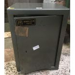 SMALL GREY FLOOR SAFE BY DOMINATOR SAFES, WITH KEYS