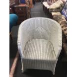 SKY BLUE LOOM TUB CHAIR