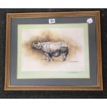 DAVID SHEPHERD RHINO PRINT